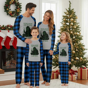 Frog Medic Plaid Pajama Set Funny Animal EMT Emergency Health Workers TS10 Blue Plaid Print Your Wear