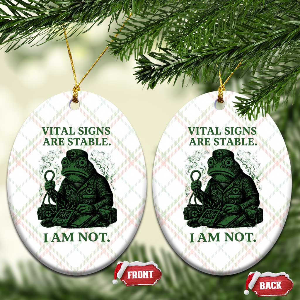 Frog Medic Ceramic Ornament Funny Animal EMT Emergency Health Workers TS10 Print Your Wear