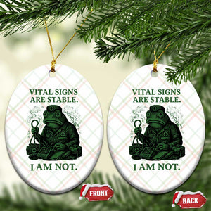 Frog Medic Ceramic Ornament Funny Animal EMT Emergency Health Workers TS10 Print Your Wear