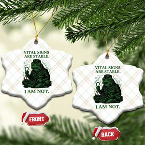 Frog Medic Ceramic Ornament Funny Animal EMT Emergency Health Workers TS10 Print Your Wear