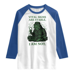Frog Medic Raglan Shirt Funny Animal EMT Emergency Health Workers TS10 White Royal Print Your Wear