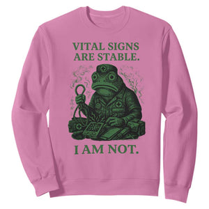 Frog Medic Sweatshirt Funny Animal EMT Emergency Health Workers TS10 Azalea Print Your Wear