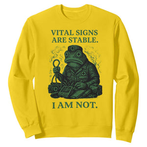 Frog Medic Sweatshirt Funny Animal EMT Emergency Health Workers TS10 Daisy Print Your Wear