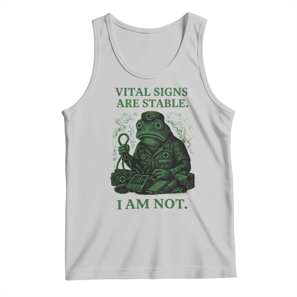 Frog Medic Tank Top Funny Animal EMT Emergency Health Workers TS10 Ash Print Your Wear