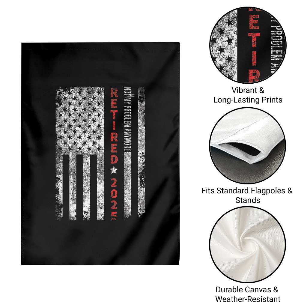 Retired 2025 Garden Flag Vintage Old American Flag TS10 Print Your Wear