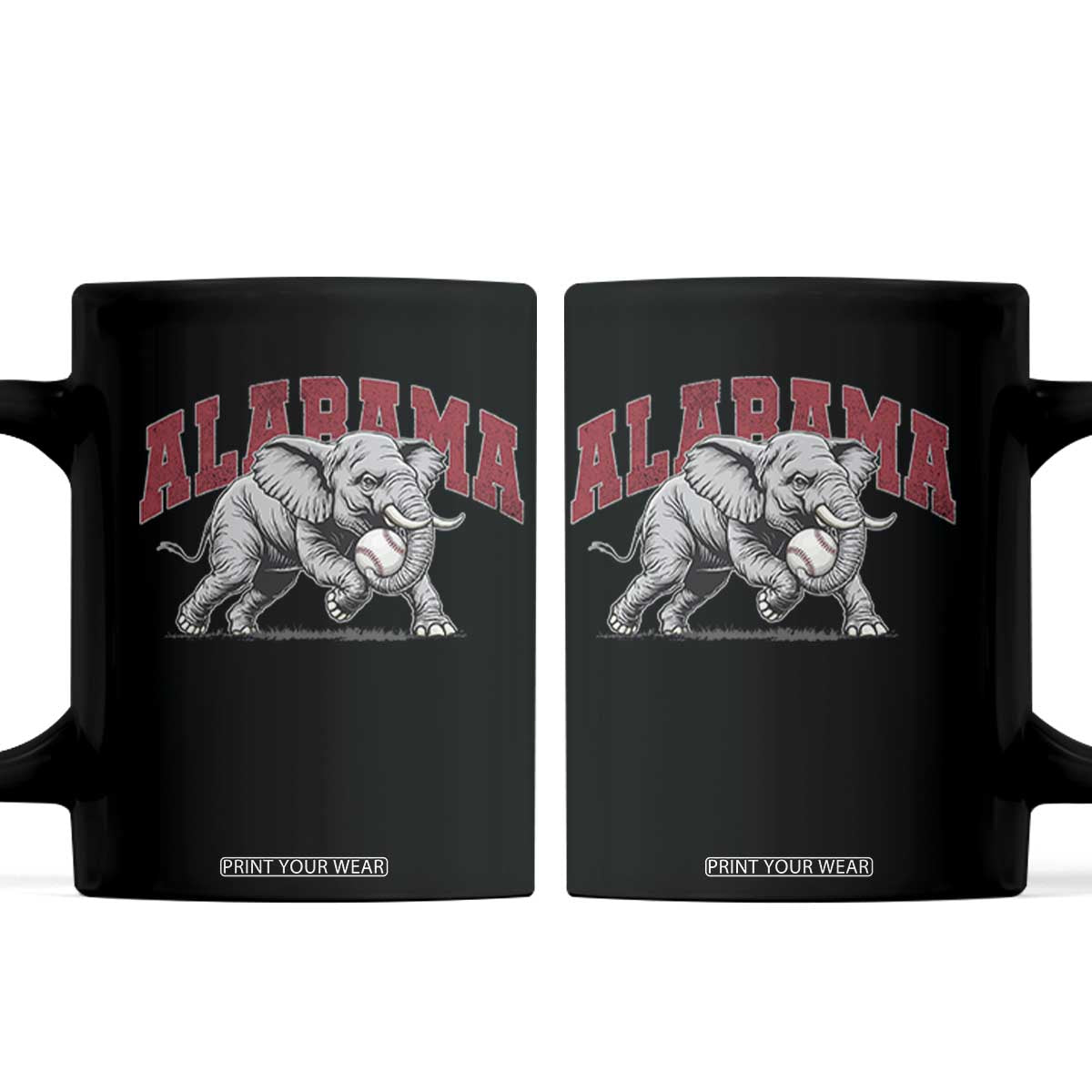 Alabama Fan Coffee Mug Baseball Bama Mascot Game Day TS10 Black Print Your Wear
