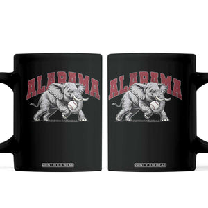 Alabama Fan Coffee Mug Baseball Bama Mascot Game Day TS10 Black Print Your Wear