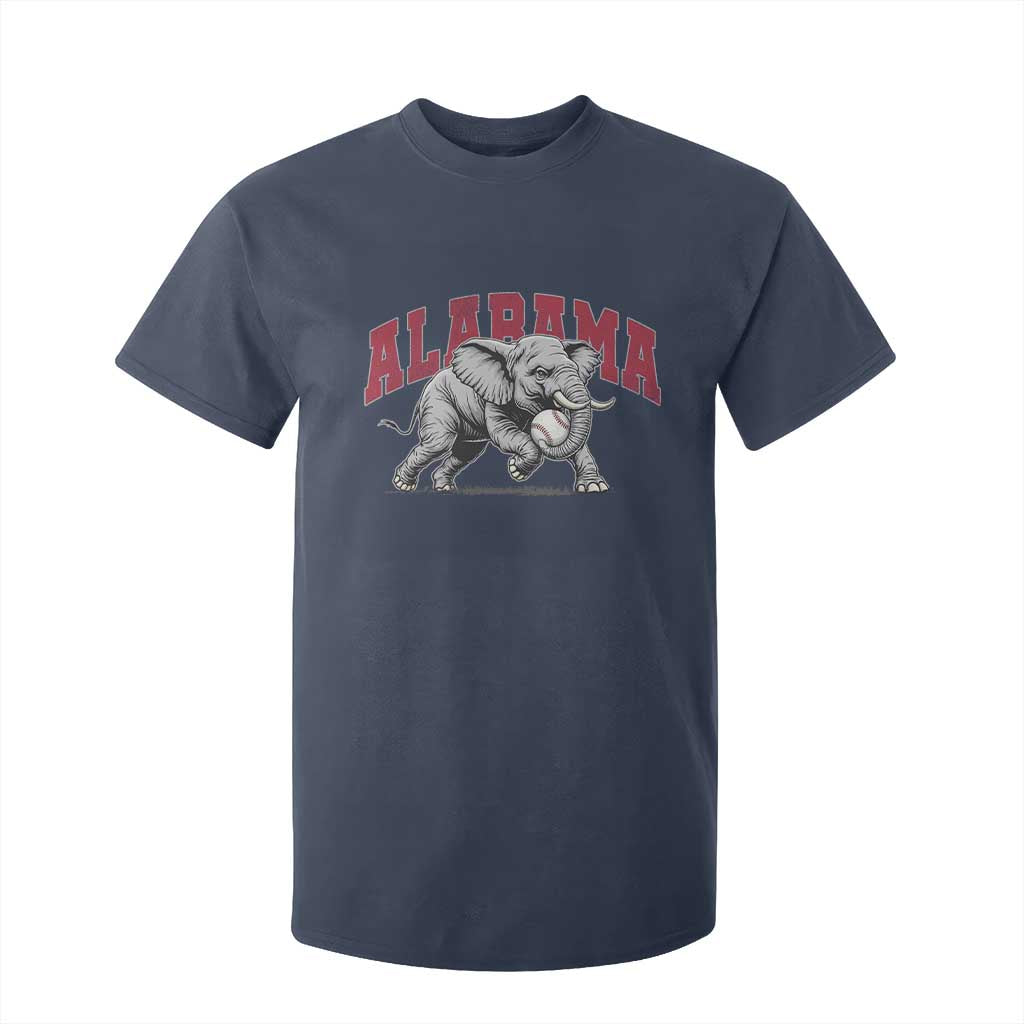 Alabama Fan T Shirt For Kid Baseball Bama Mascot Game Day TS10 Navy Print Your Wear
