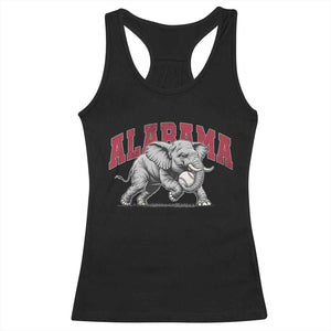 Alabama Fan Racerback Tank Top Baseball Bama Mascot Game Day TS10 Black Print Your Wear