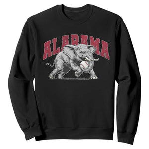 Alabama Fan Sweatshirt Baseball Bama Mascot Game Day TS10 Black Print Your Wear