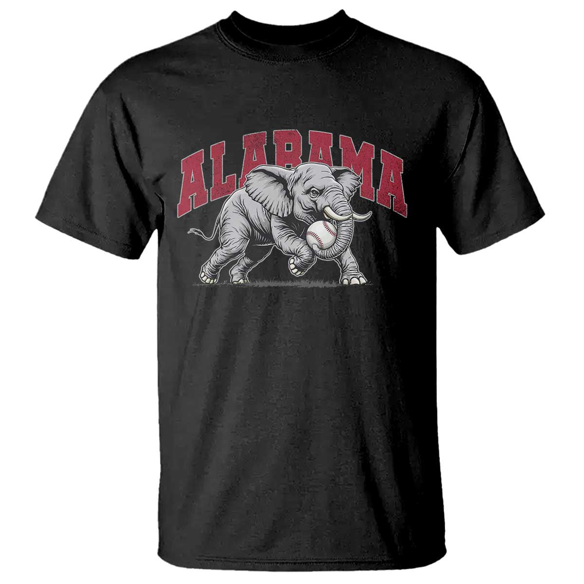 Alabama Fan T Shirt Baseball Bama Mascot Game Day TS10 Black Print Your Wear