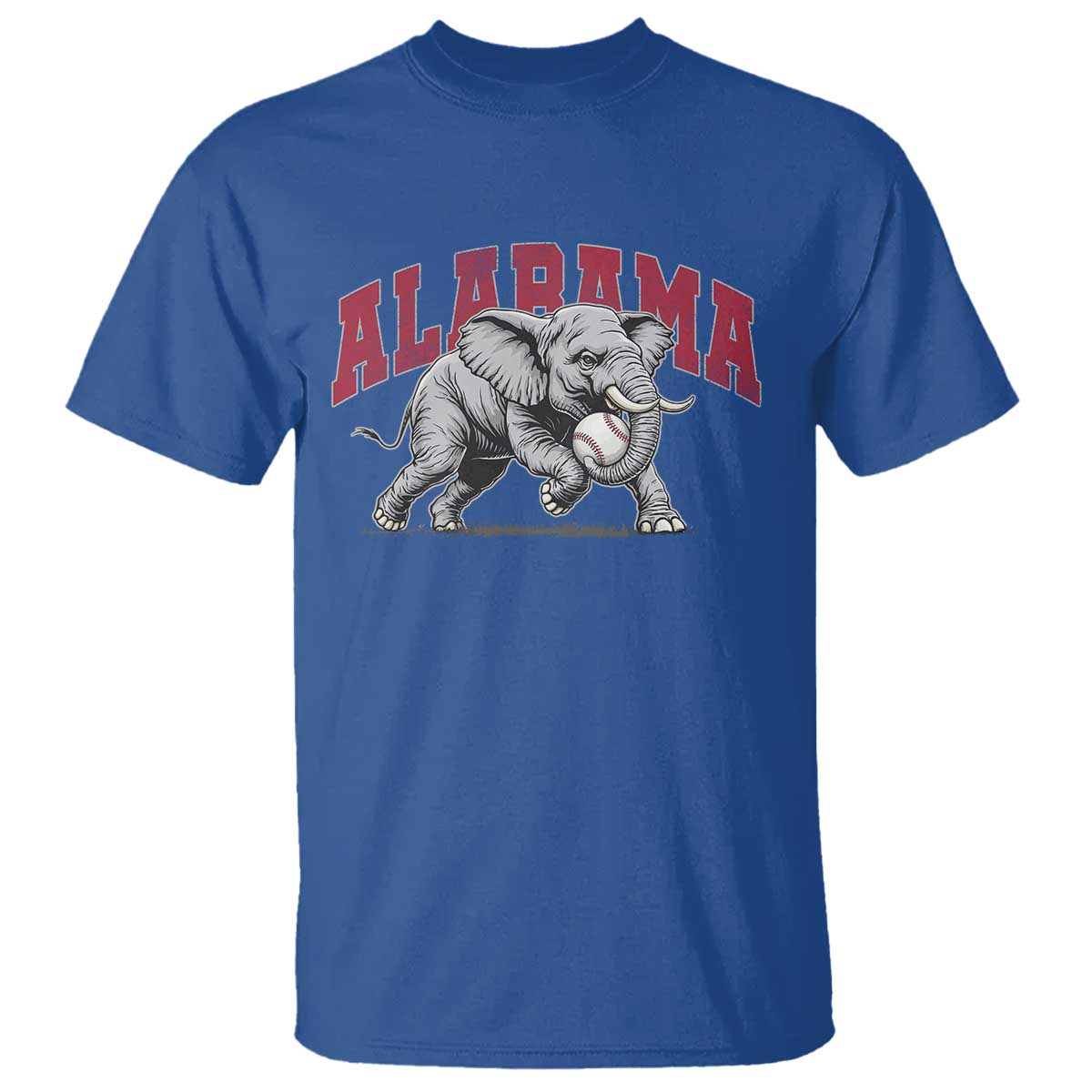 Alabama Fan T Shirt Baseball Bama Mascot Game Day TS10 Royal Blue Print Your Wear