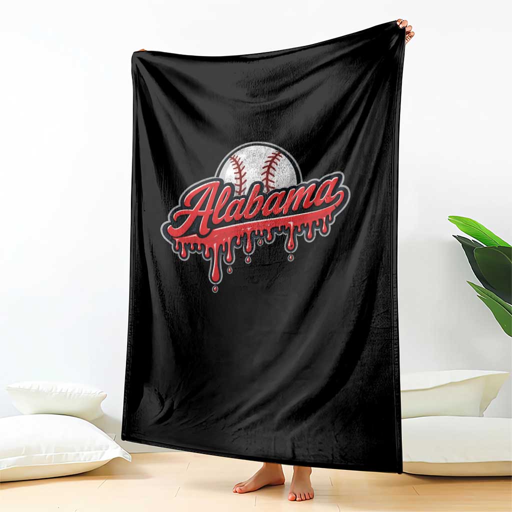 Alabama Baseball Throw Blanket Bama Sports Team Game Day TS10 Print Your Wear