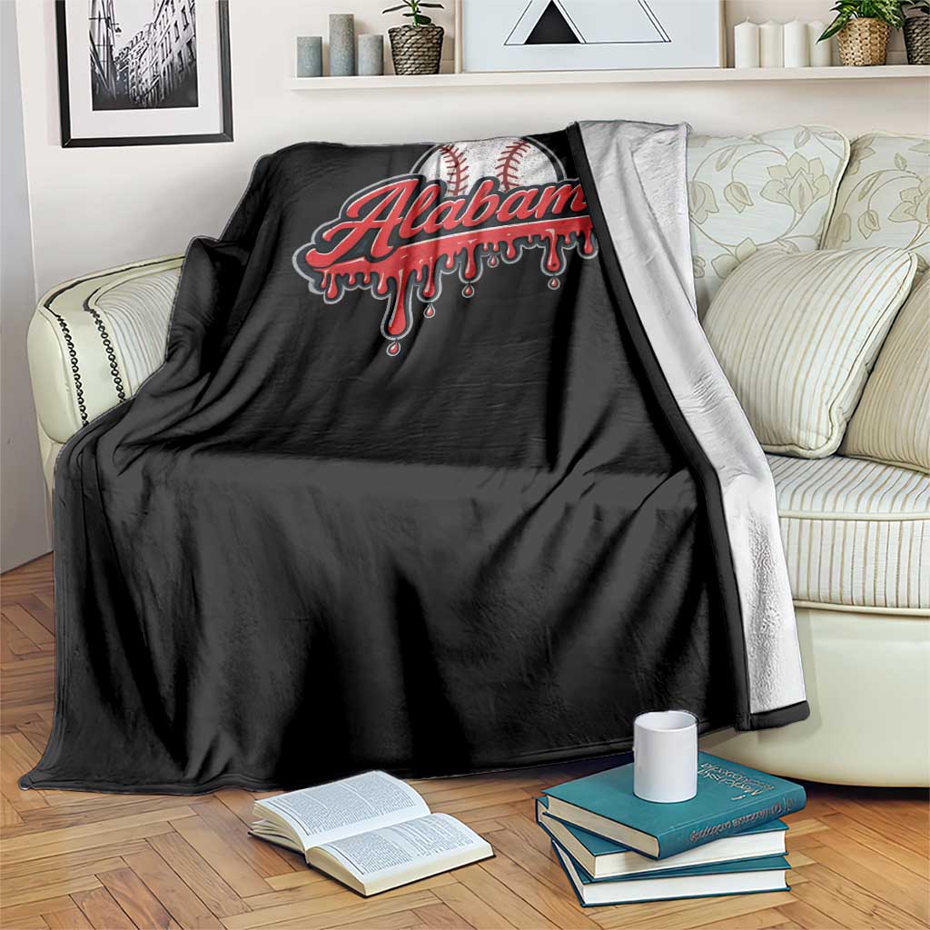 Alabama Baseball Throw Blanket Bama Sports Team Game Day TS10 Print Your Wear