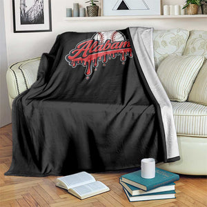 Alabama Baseball Throw Blanket Bama Sports Team Game Day TS10 Print Your Wear