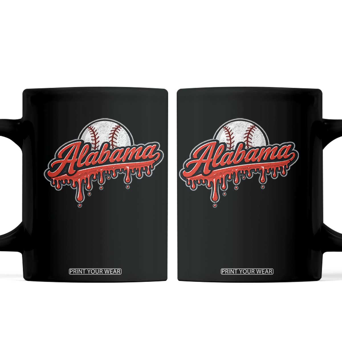 Alabama Baseball Coffee Mug Bama Sports Team Game Day TS10 Black Print Your Wear
