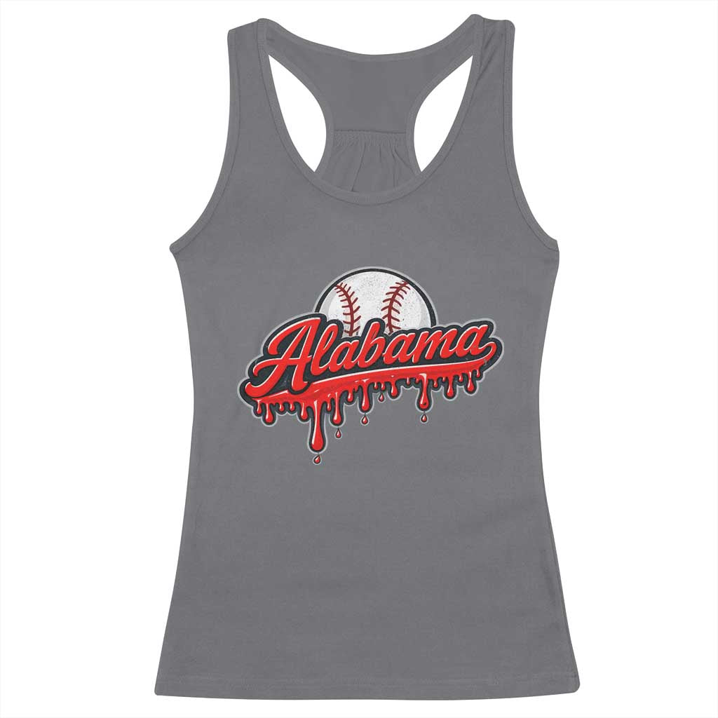 Alabama Baseball Racerback Tank Top Bama Sports Team Game Day TS10 Charcoal Print Your Wear