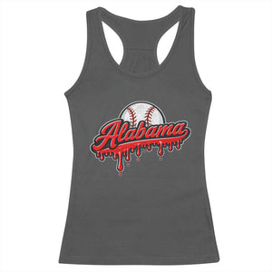 Alabama Baseball Racerback Tank Top Bama Sports Team Game Day TS10 Dark Heather Print Your Wear