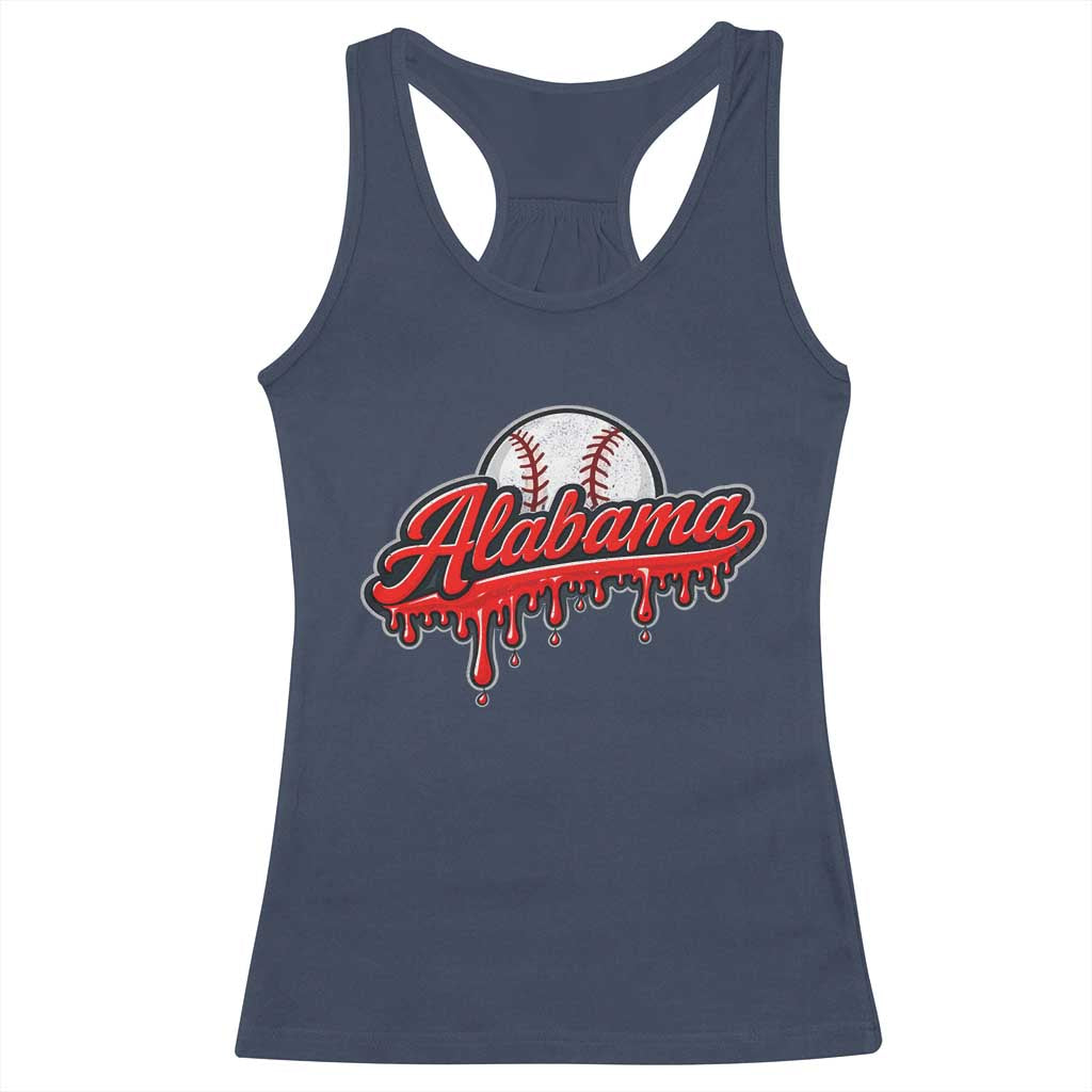Alabama Baseball Racerback Tank Top Bama Sports Team Game Day TS10 Navy Print Your Wear