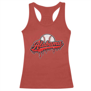 Alabama Baseball Racerback Tank Top Bama Sports Team Game Day TS10 Red Print Your Wear