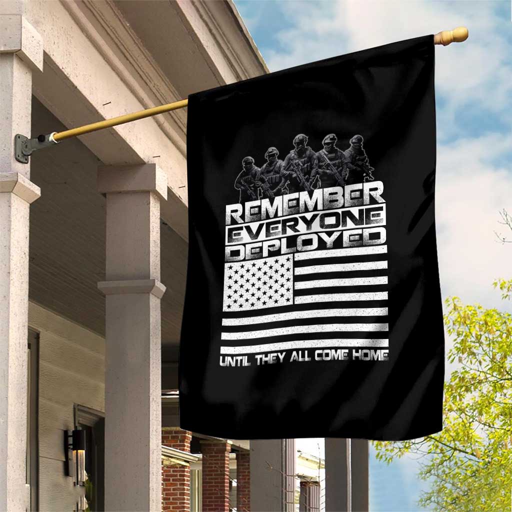 R.E.D Friday Garden Flag Remember Everyone Deployed Military US Flag TS10 Print Your Wear