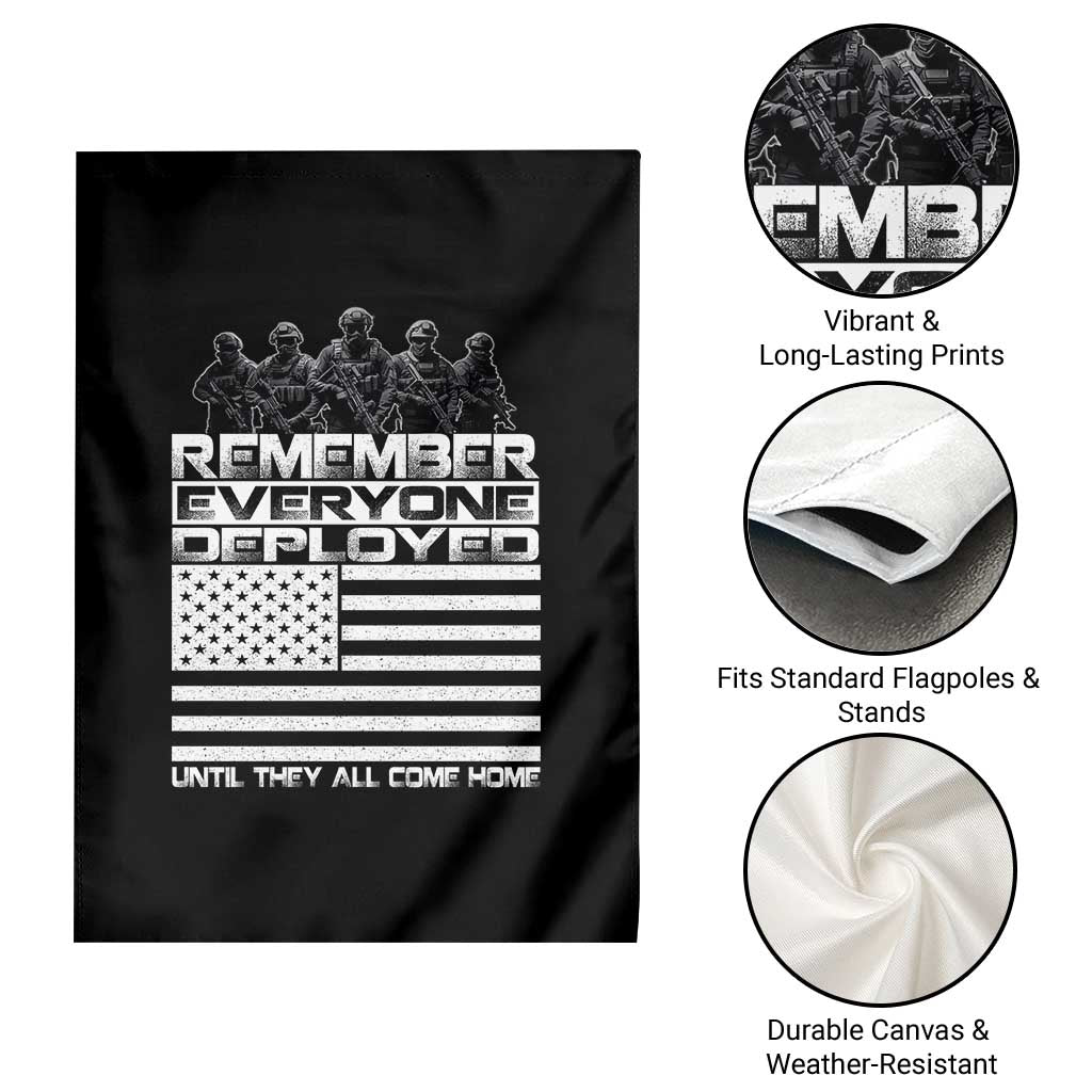 R.E.D Friday Garden Flag Remember Everyone Deployed Military US Flag TS10 Print Your Wear