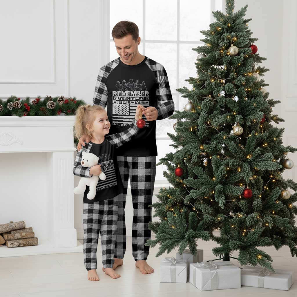 R.E.D Friday Plaid Pajama Set Remember Everyone Deployed Military US Flag TS10 White Plaid Print Your Wear