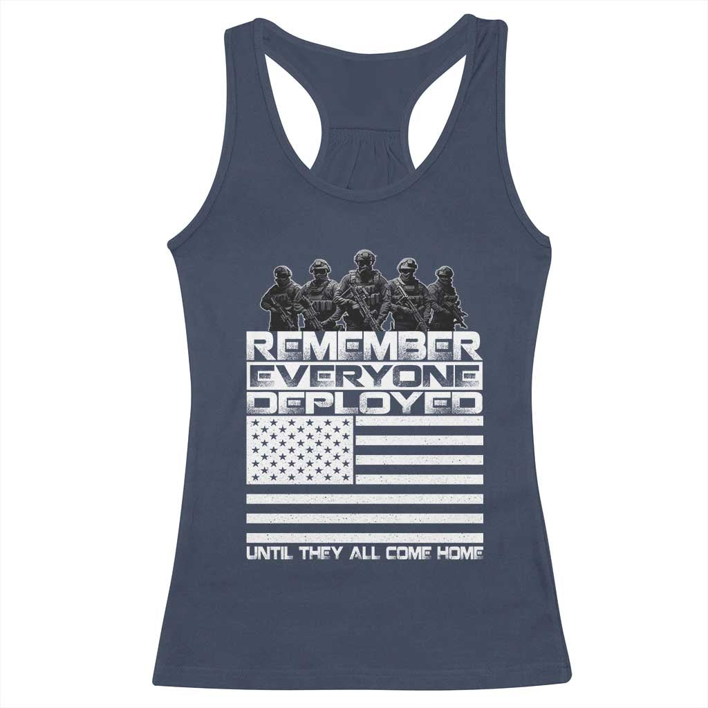 R.E.D Friday Racerback Tank Top Remember Everyone Deployed Military US Flag TS10 Navy Print Your Wear