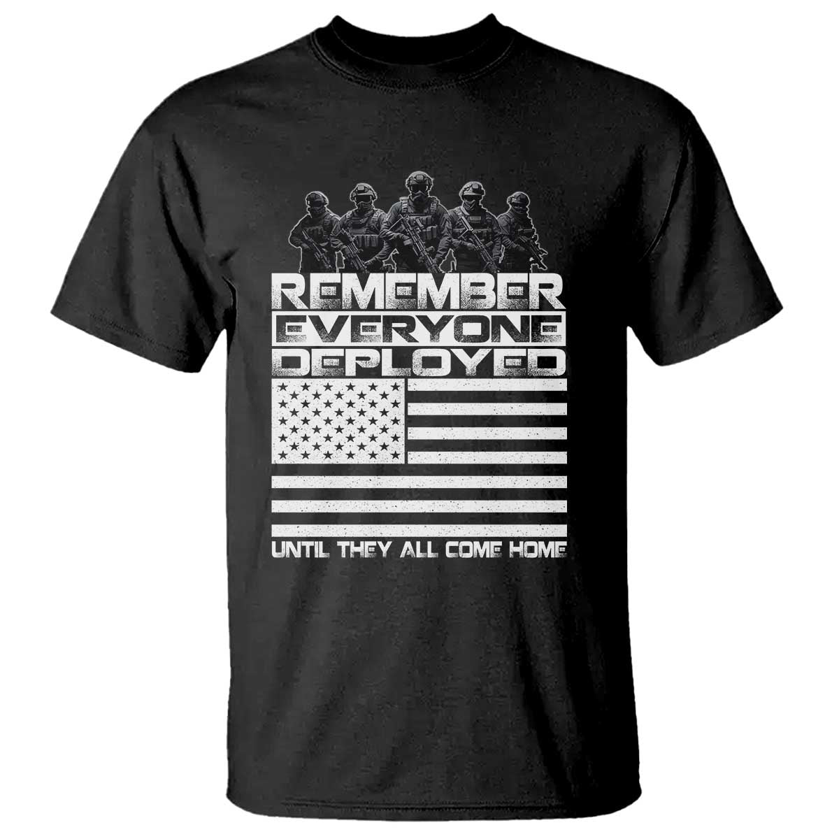 R.E.D Friday T Shirt Remember Everyone Deployed Military US Flag TS10 Black Print Your Wear