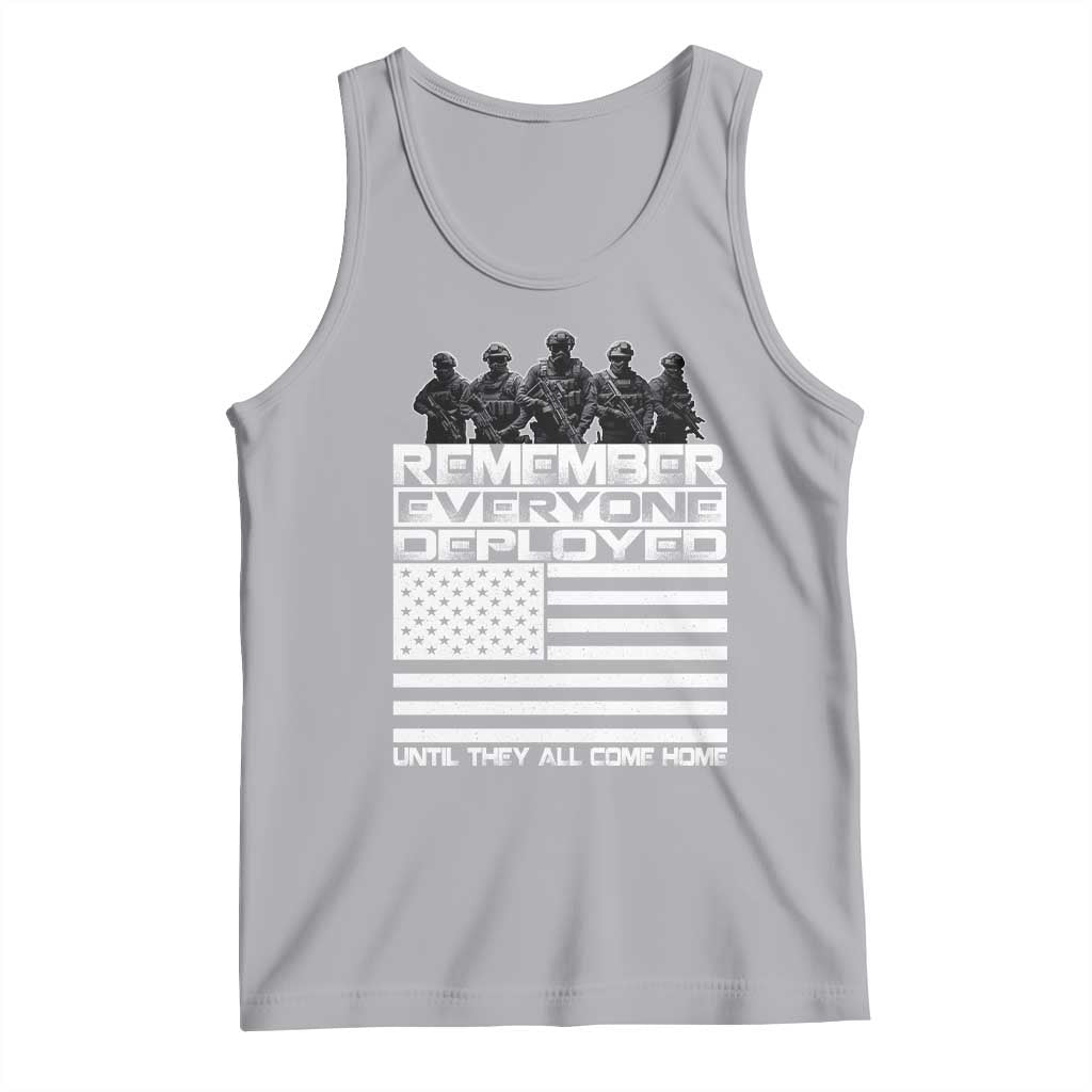 R.E.D Friday Tank Top Remember Everyone Deployed Military US Flag TS10 Athletic Heather Print Your Wear