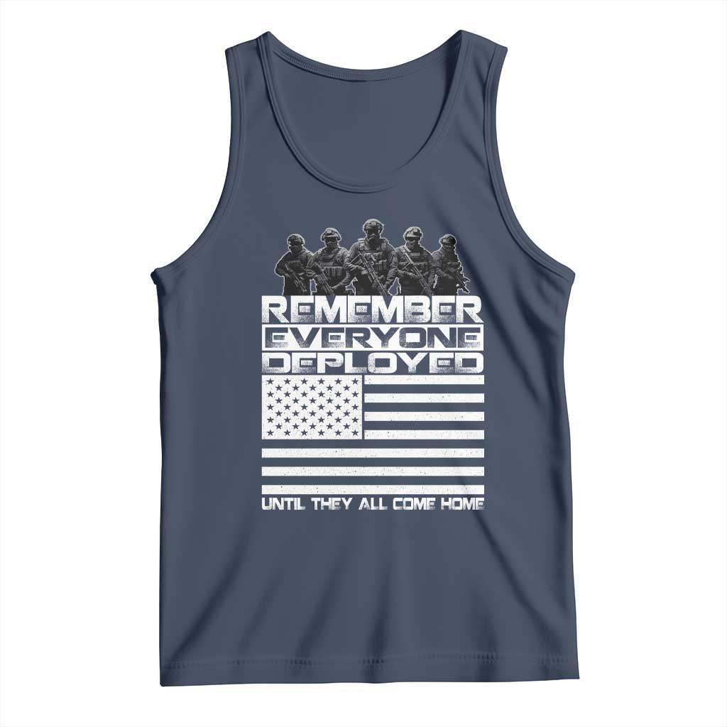 R.E.D Friday Tank Top Remember Everyone Deployed Military US Flag TS10 Navy Print Your Wear
