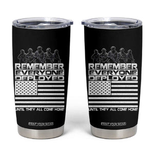 R.E.D Friday Tumbler Cup Remember Everyone Deployed Military US Flag TS10 Black Print Your Wear