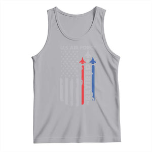 Veteran US Air Force Tank Top Vintage USA Flag Veterans TS10 Athletic Heather Print Your Wear