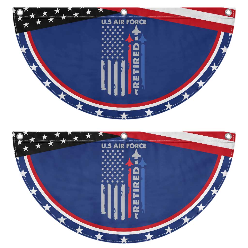 Veteran US Air Force Patriotic Fan Flag Vintage USA Flag Veterans TS10 2pcs pack Classic Navy Print Your Wear