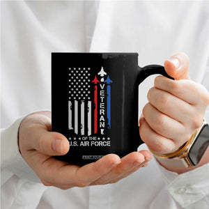 Air Force Veteran Coffee Mug Vintage US Flag TS10 Print Your Wear