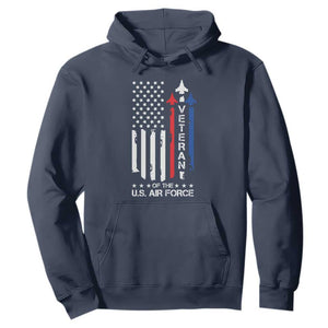 Air Force Veteran Hoodie Vintage US Flag TS10 Navy Print Your Wear