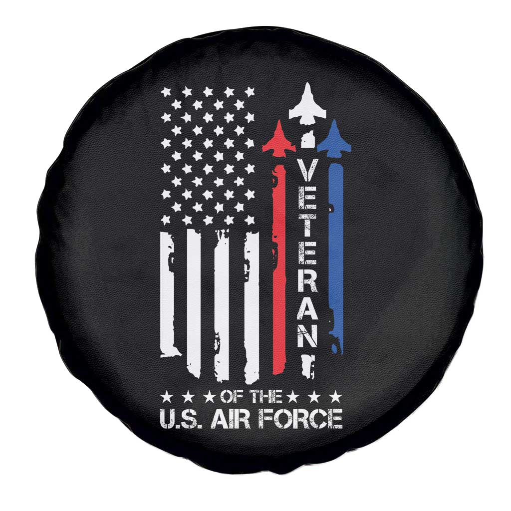 Air Force Veteran Spare Tire Cover Vintage US Flag TS10 Print Your Wear