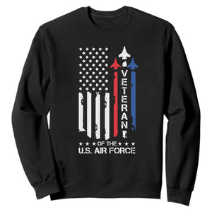 Air Force Veteran Sweatshirt Vintage US Flag TS10 Black Print Your Wear