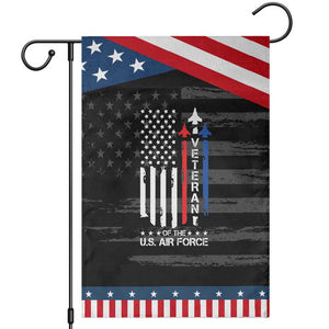 Air Force Veteran Garden Flag Vintage US Flag TS10 Distressed Black Blue Print Your Wear