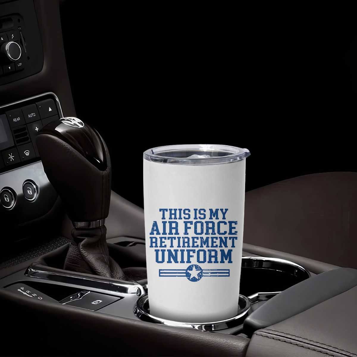 Veteran US Air Force Tumbler Cup This Is My Retirement Uniform TS10 Print Your Wear