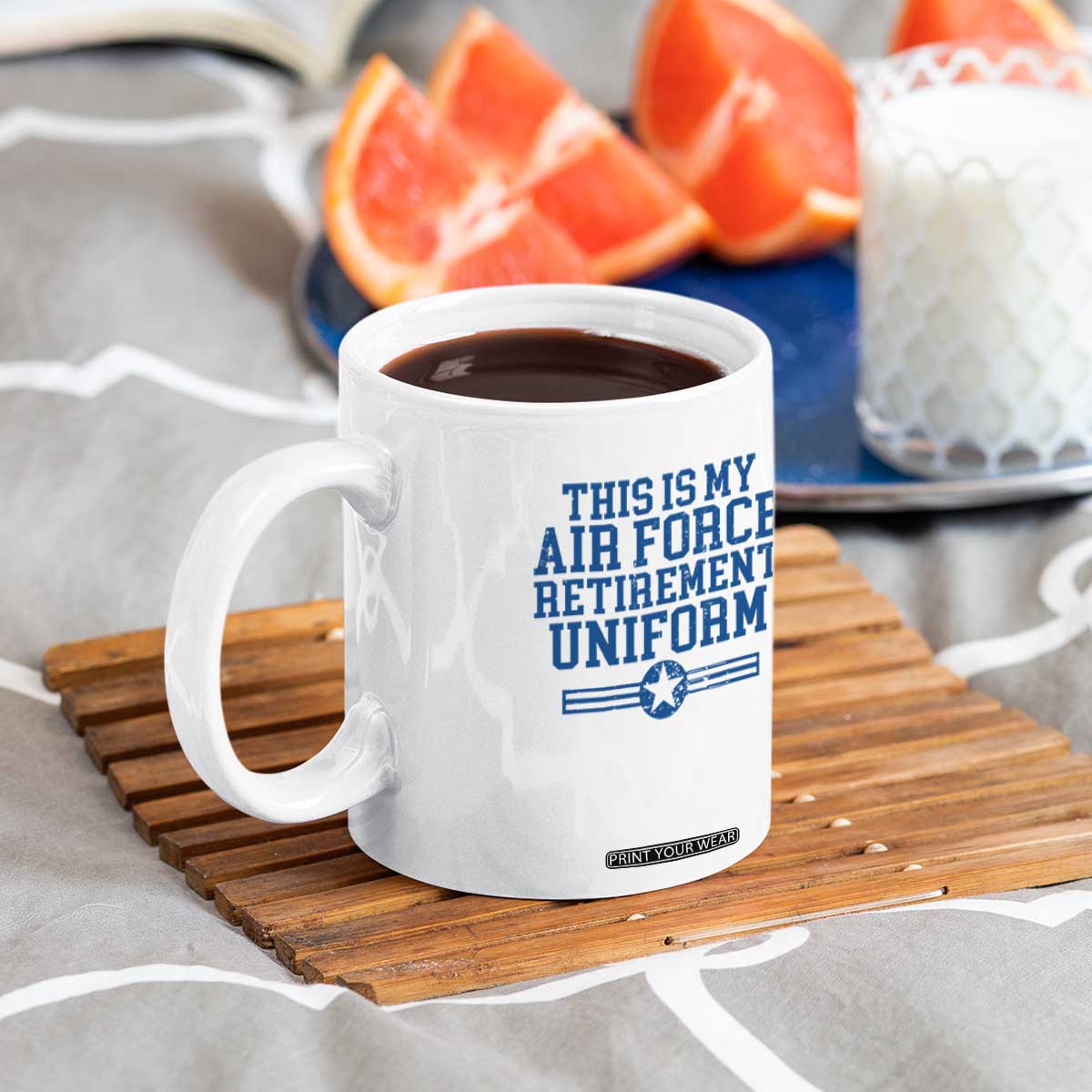 Veteran US Air Force Coffee Mug This Is My Retirement Uniform TS10 Print Your Wear