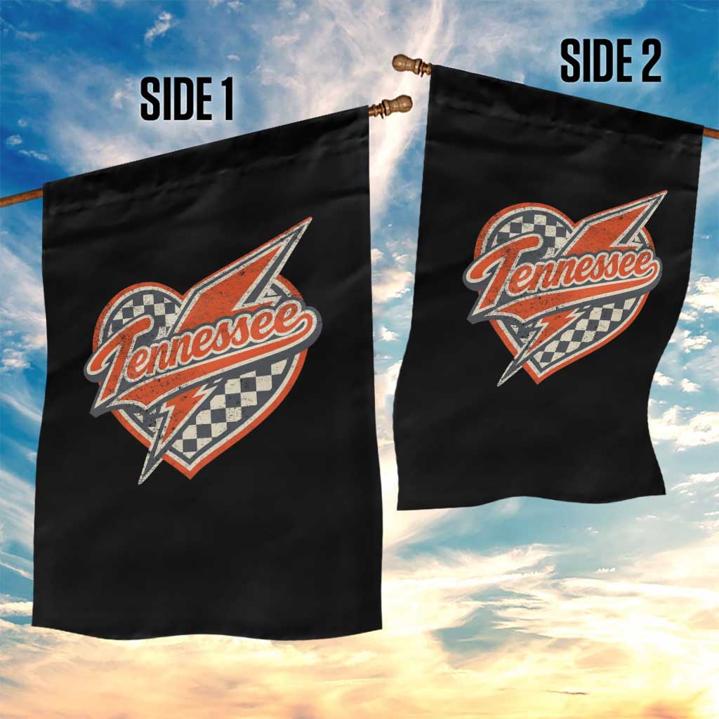 Vintage Tennessee Garden Flag Checkered Heart Love TN Orange US State TS10 Print Your Wear