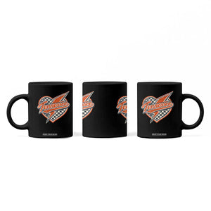 Vintage Tennessee Coffee Mug Checkered Heart Love TN Orange US State TS10 Print Your Wear