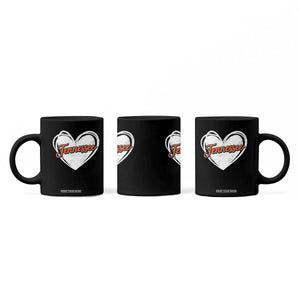 Vintage Tennessee Coffee Mug Heart Graphic TN Orange US State TS10 Print Your Wear