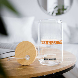 Vintage Tennessee Glass Can Throwback Design Classic TN Orange US State TS10 Print Your Wear
