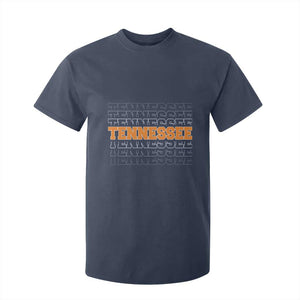 Vintage Tennessee T Shirt For Kid Throwback Design Classic TN Orange US State TS10 Navy Print Your Wear
