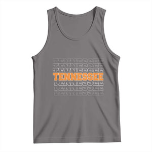 Vintage Tennessee Tank Top Throwback Design Classic TN Orange US State TS10 Deep Heather Print Your Wear