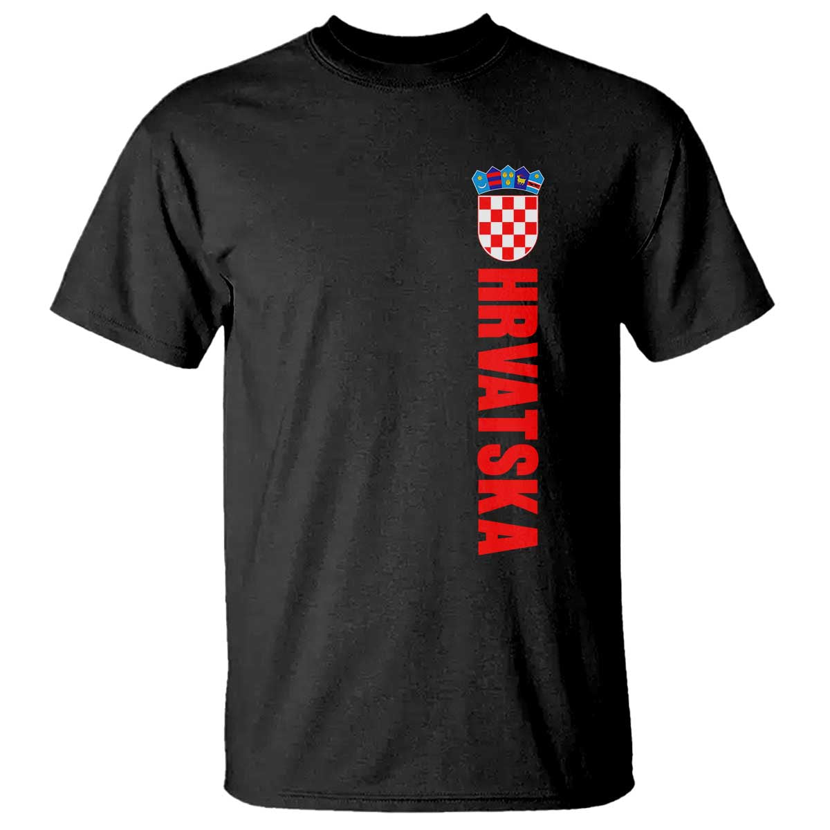 Hrvatska T Shirt Vintage Croatia Zagreb Croatian TS10 Black Print Your Wear