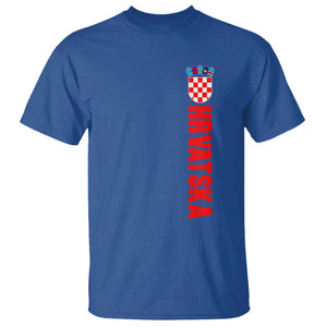 Hrvatska T Shirt Vintage Croatia Zagreb Croatian TS10 Royal Blue Print Your Wear