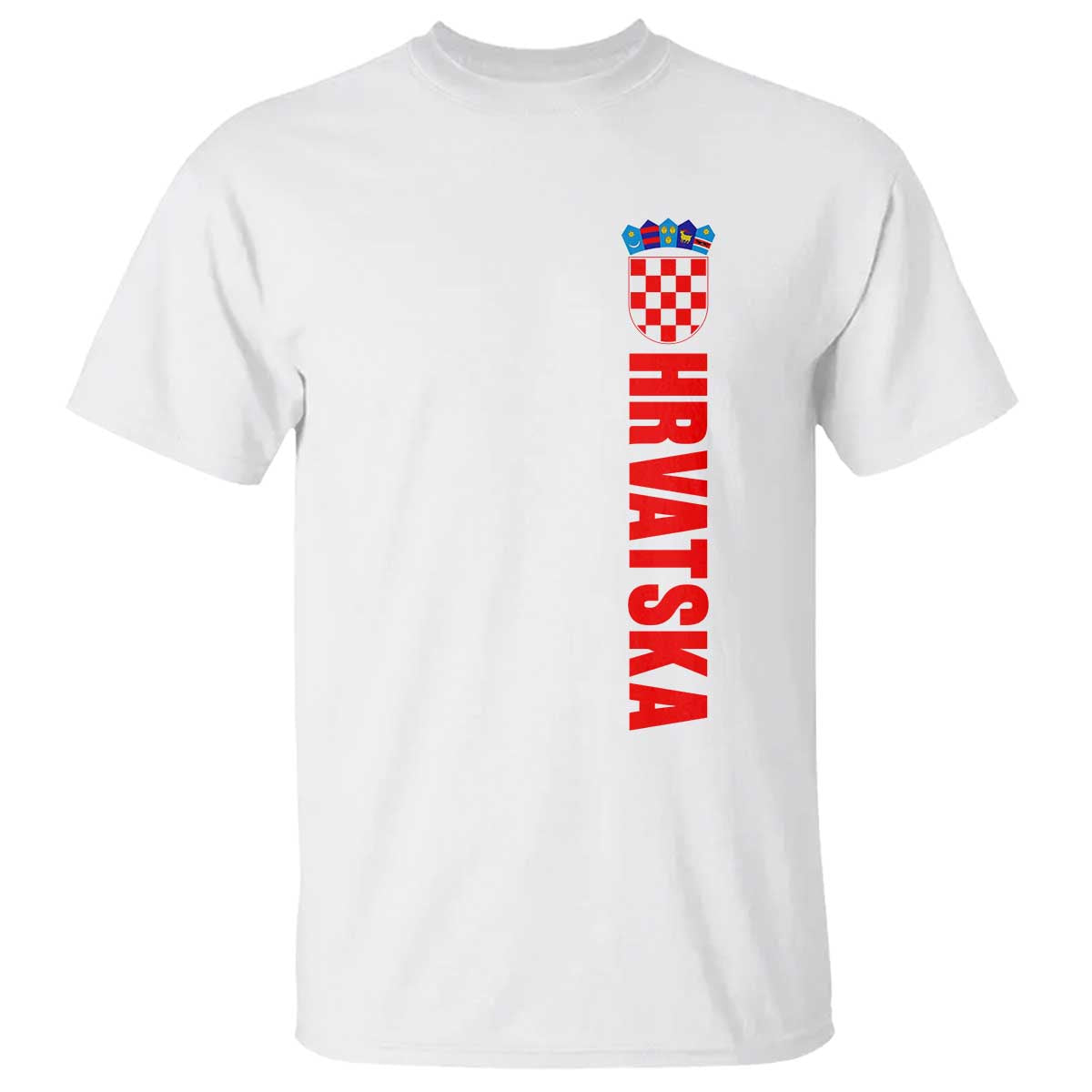 Hrvatska T Shirt Vintage Croatia Zagreb Croatian TS10 White Print Your Wear
